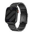 Titanarmbånd i titan med svart finish, kompatibelt med Apple Watch