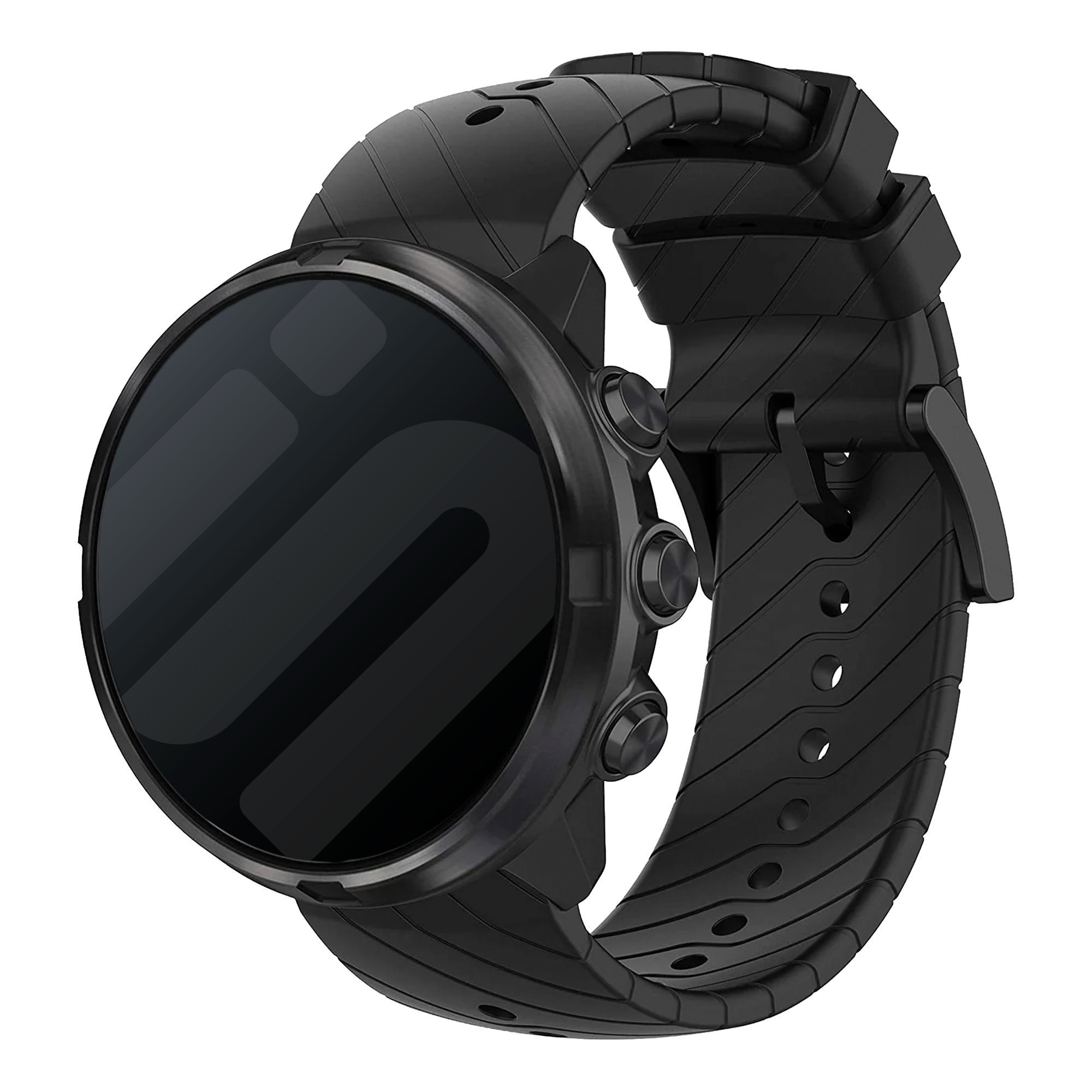 Suunto 9 Baro Black Silicone Band for Smart Watches