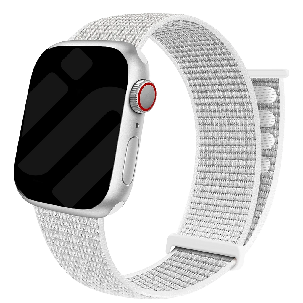 Apple Watch hvit nylonløkke for Apple Watch-tilbehør