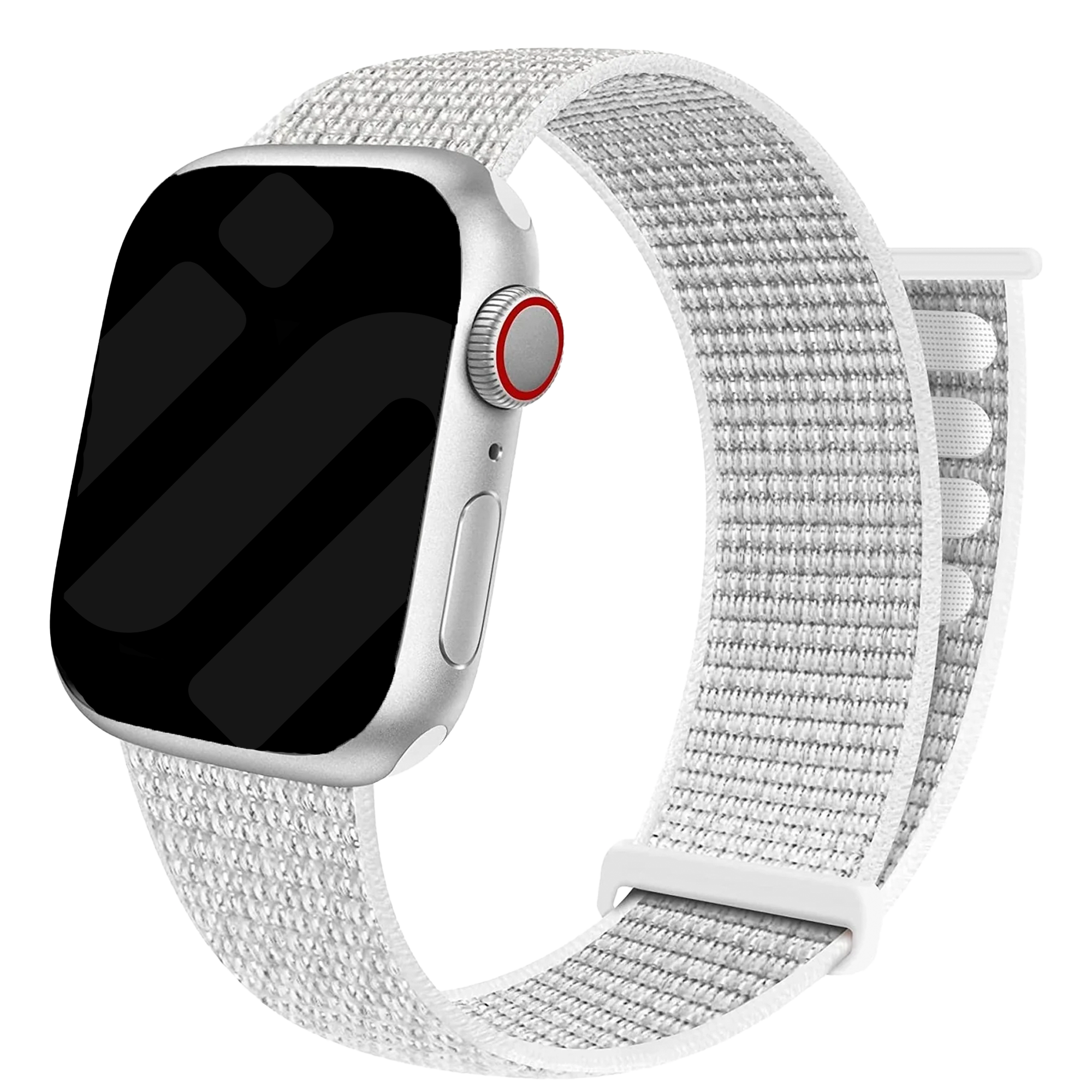 Apple Watch hvit nylonløkke for Apple Watch-tilbehør