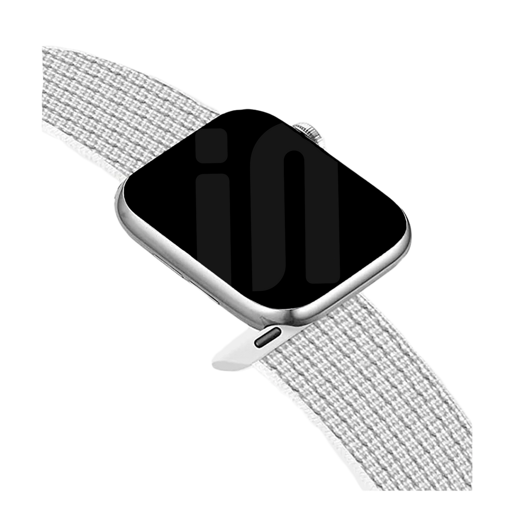 Apple Watch hvit nylonløkke for Apple Watch-tilbehør