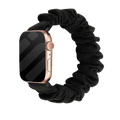 Černý elastický řemínek Apple Watch bez přezky