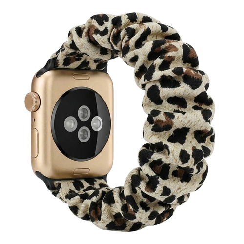 Luxusní gumička na Apple Watch s leopardím vzorem