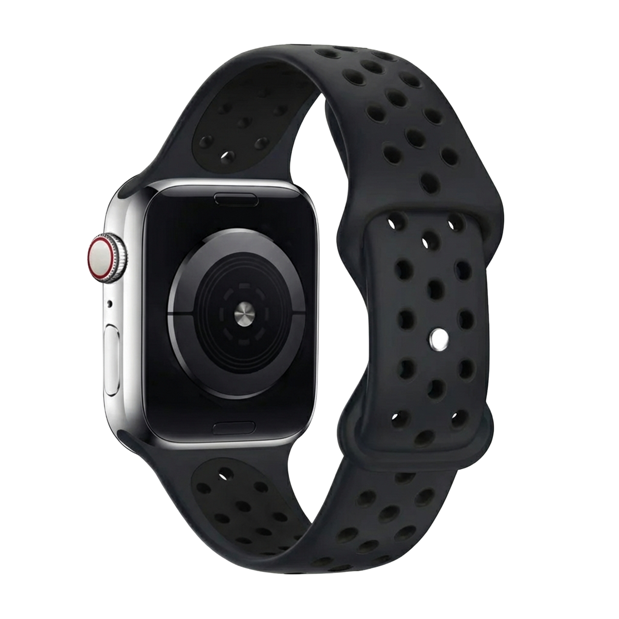 Řemínek Apple Watch pro aktivní životní styl v černé a tmavě šedé barvě