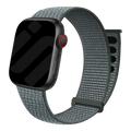 Curea Apple Watch din nailon, buclă, ediția culoare gri-verde