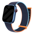 Classic Apple Watch Nylon Strap Loop In Dark Blue Shade
