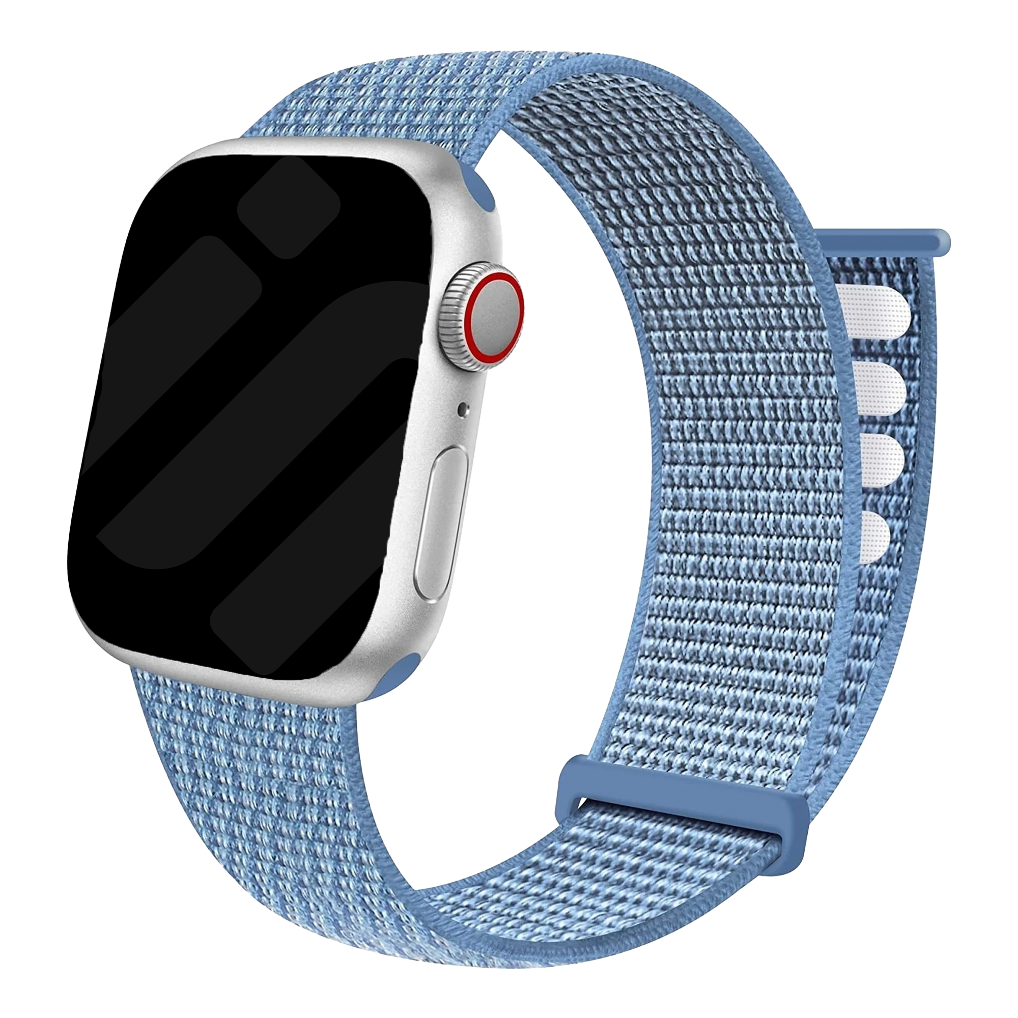 Cinturino di ricambio per Apple Watch con loop in nylon di colore blu