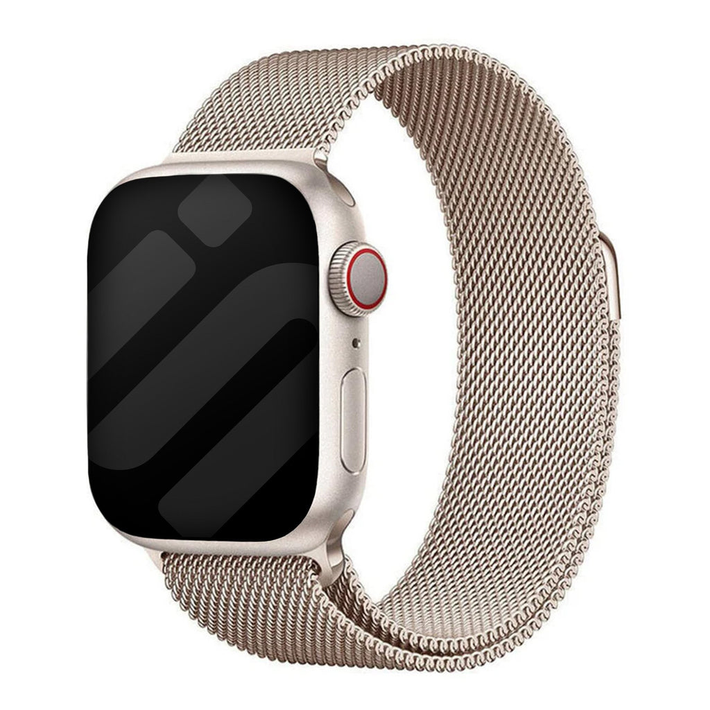 Řemínek Apple Watch Milanese ve starlight provedení
