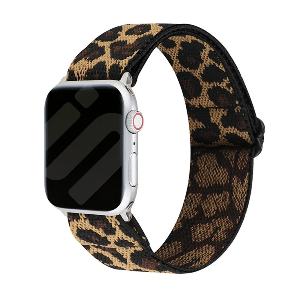 Apple Watch Leopard Print Elastic Band For Everyday Use