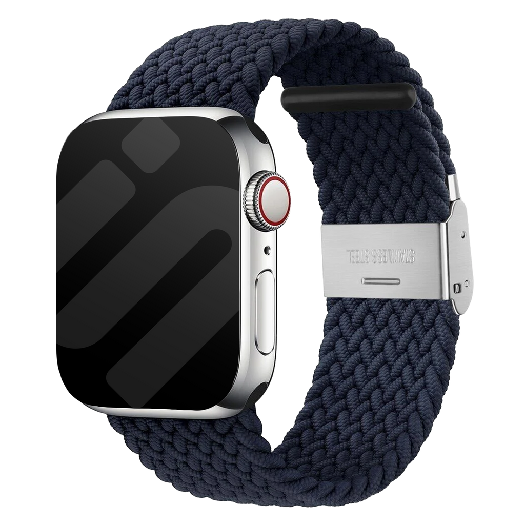 Nylon Braided Charcoal Strap for Apple Watch Bands