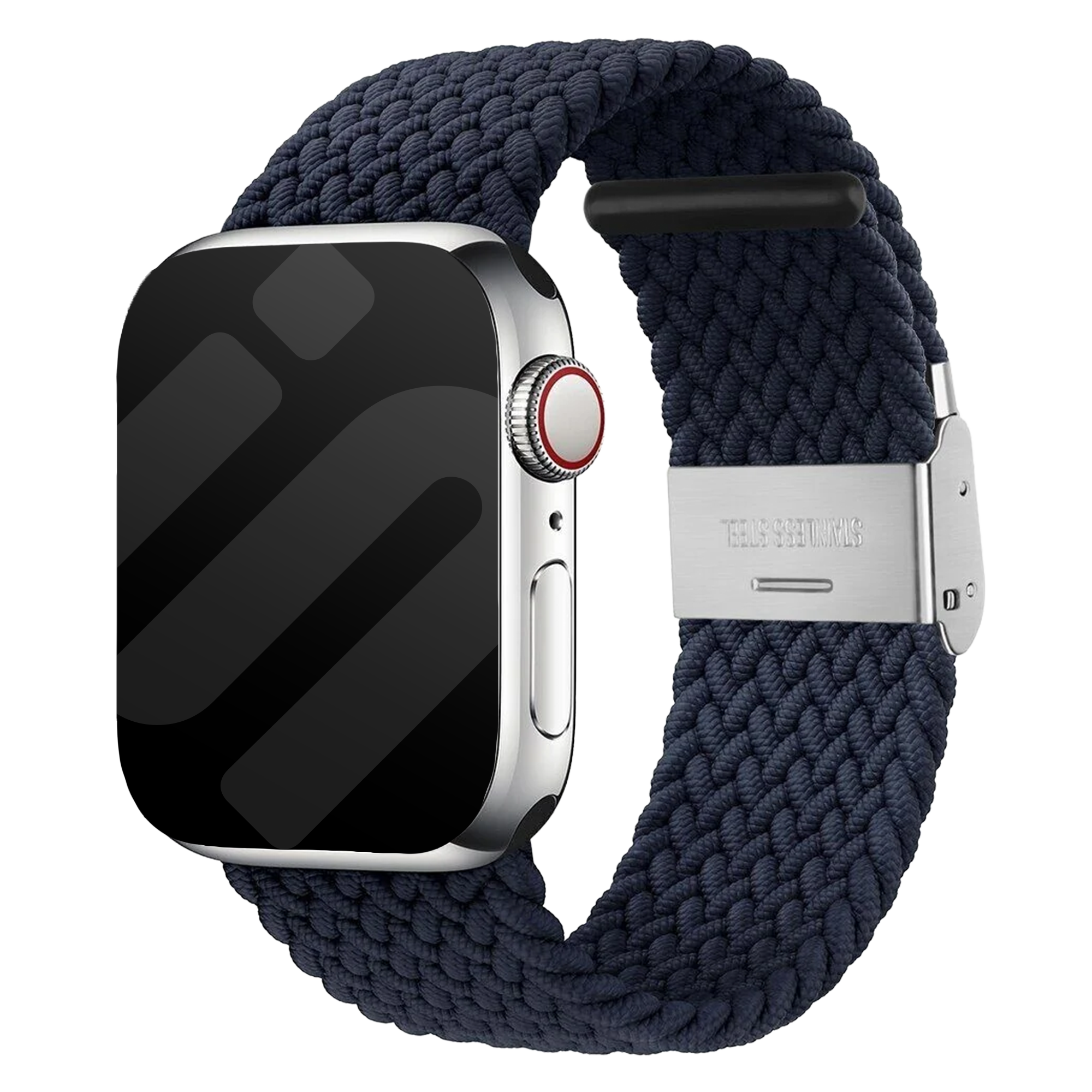 Nylon Braided Charcoal Strap for Apple Watch Bands