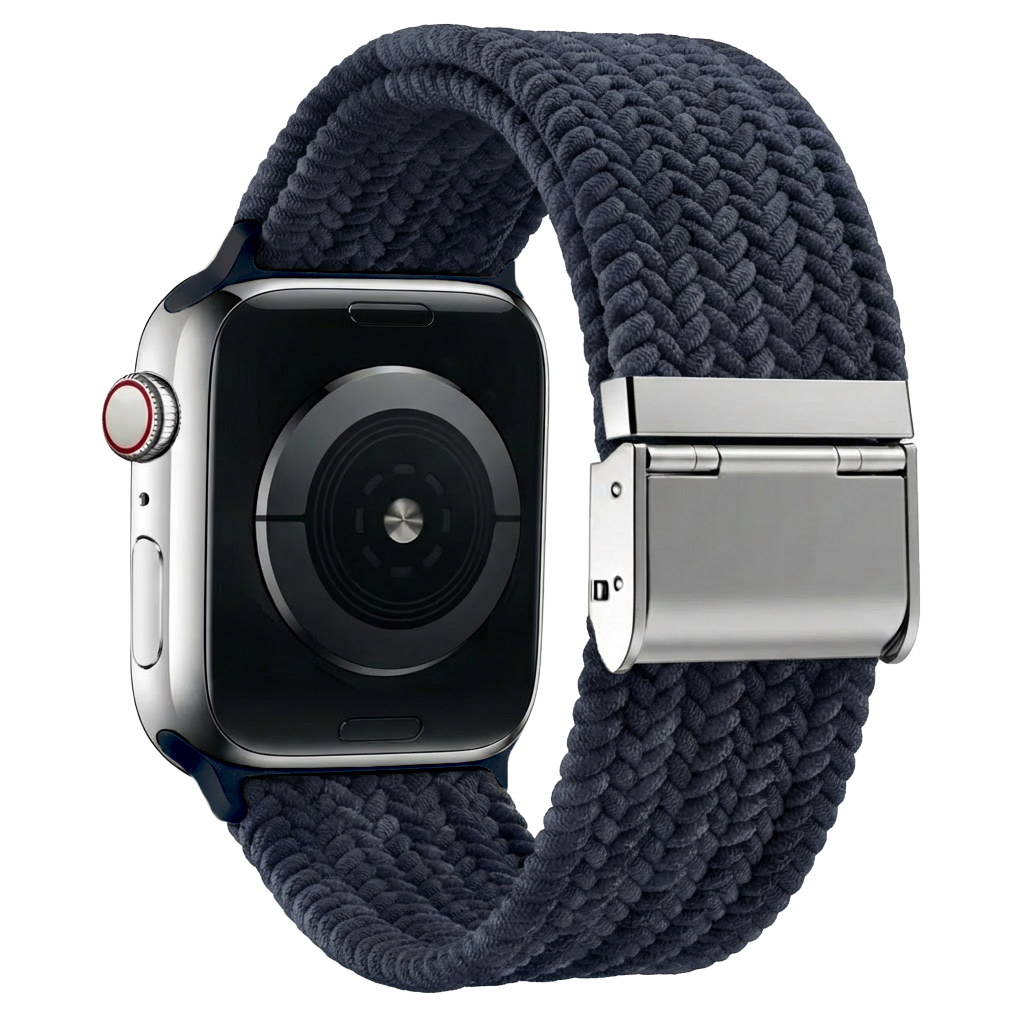 Nylon Braided Charcoal Strap for Apple Watch Bands