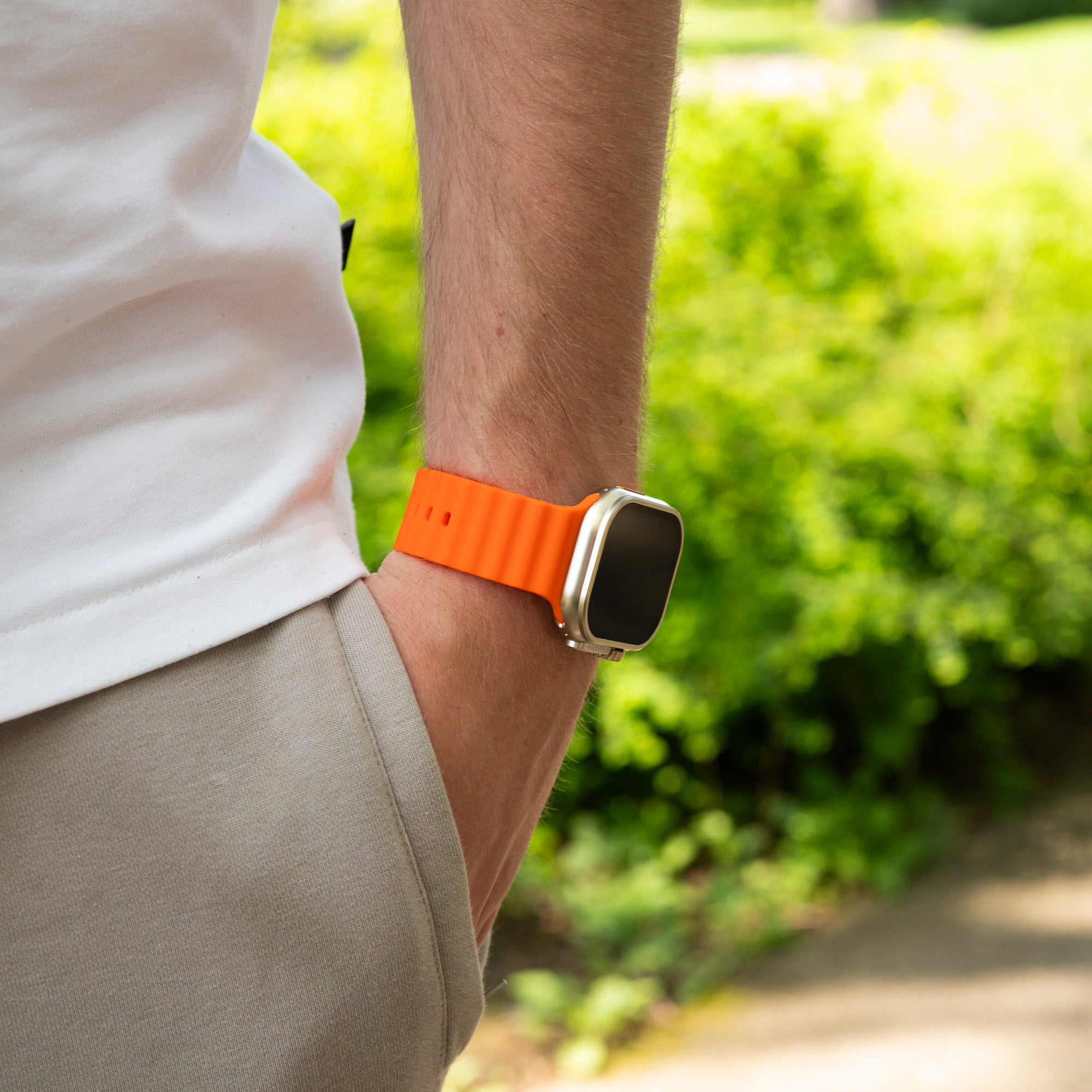 Bandz Ocean Strap Edizione Arancione per Apple Watch Series