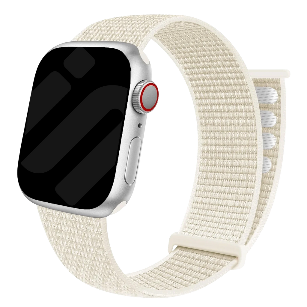 Nylonový řemínek Apple Watch, barva Starlight