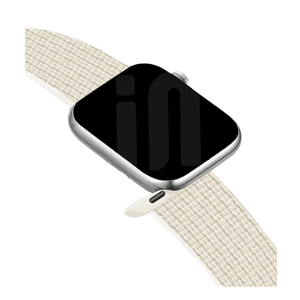 Nylonový řemínek Apple Watch, barva Starlight