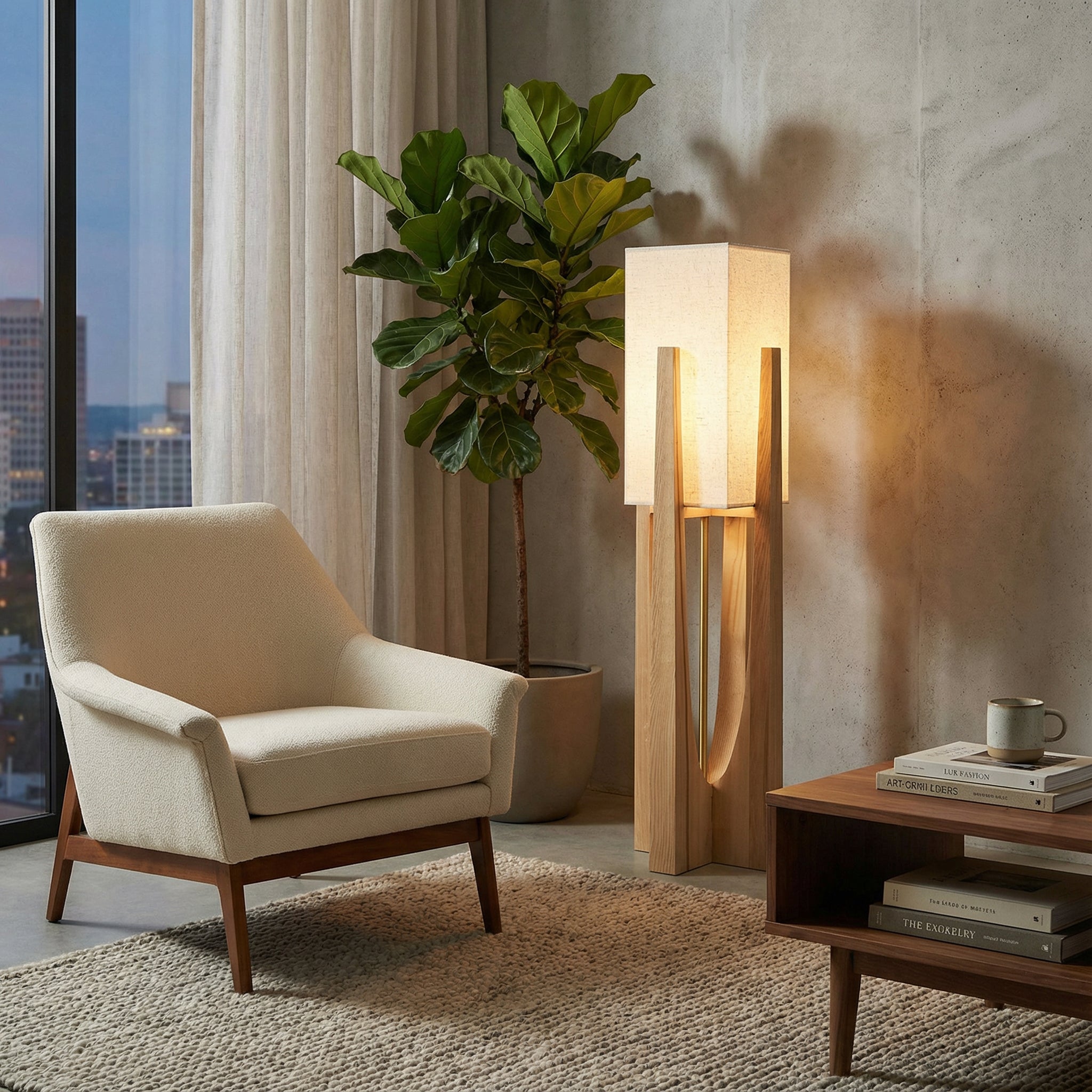 Wabi Sabi Sculptural Floor Lamp | Ormexis