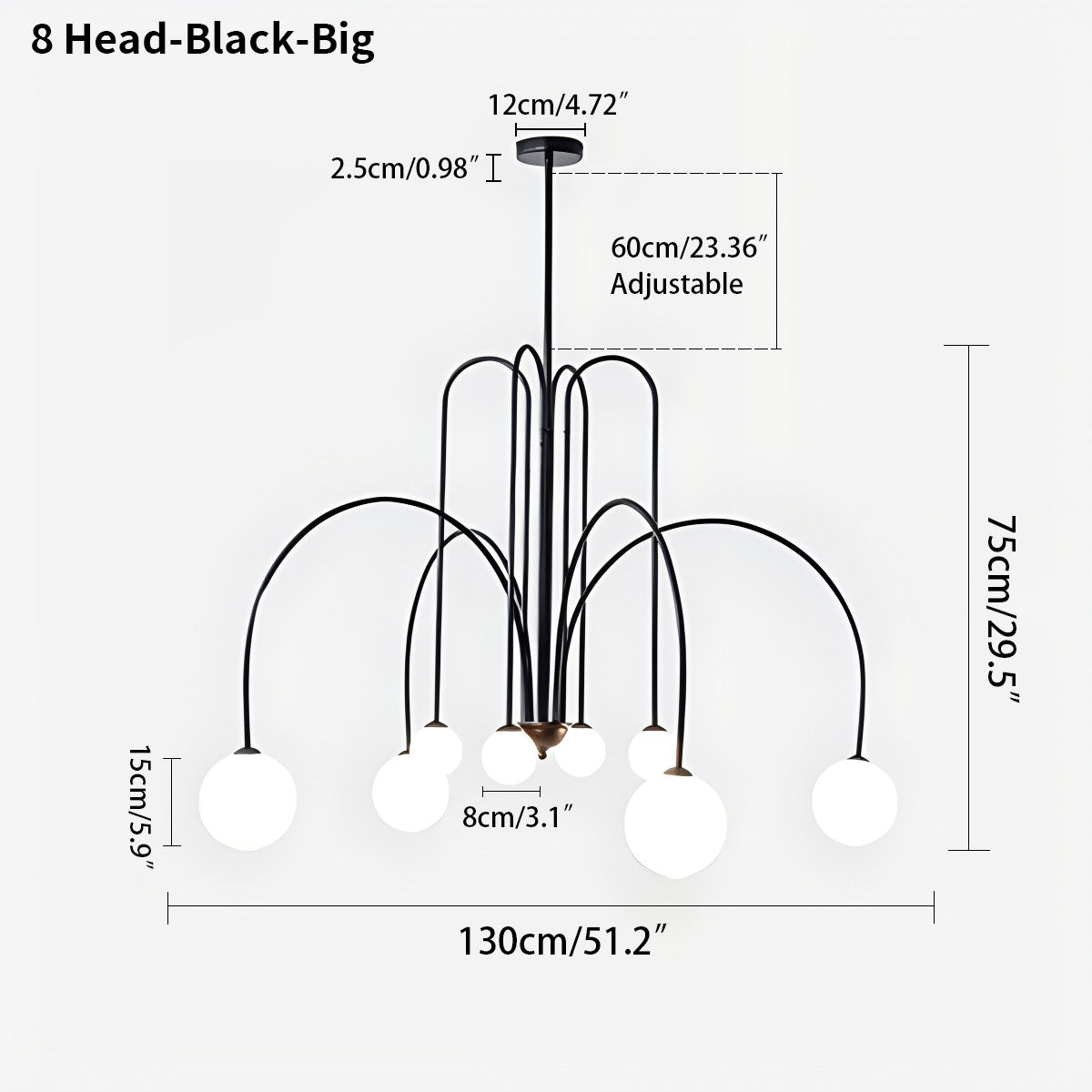 Avi Glass Chandelier With Double Layer Design Contemporary Ceiling Light