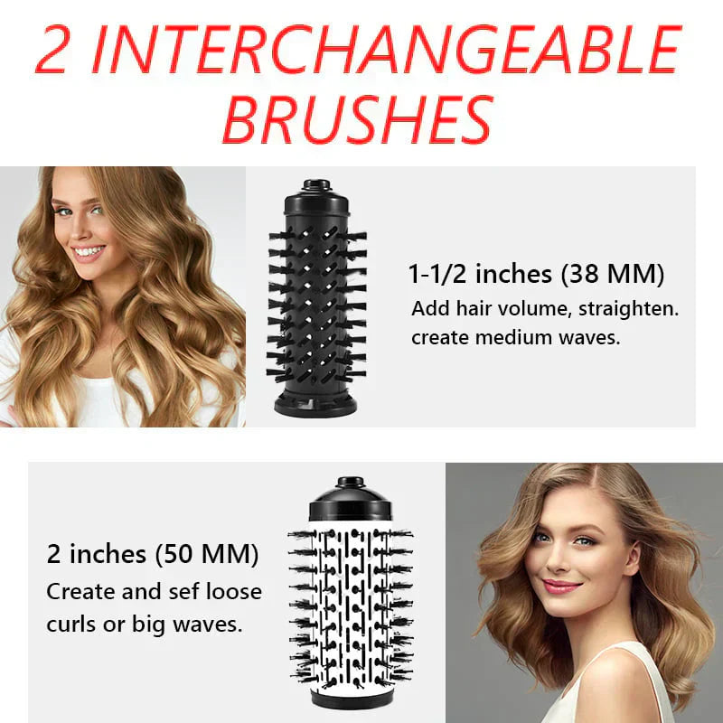 NovaGlide 3-In-1 Hairbrush For Simple Daily Styling