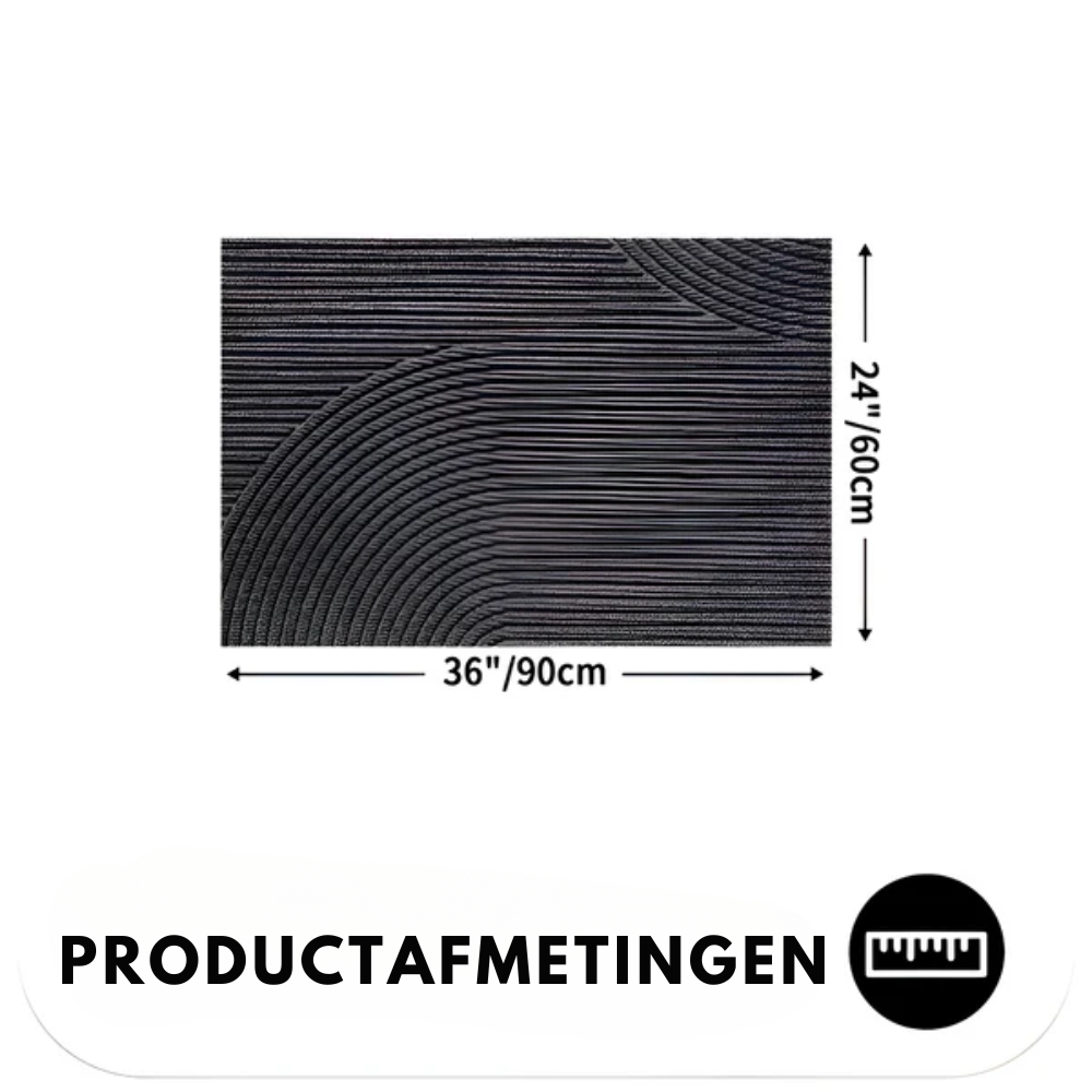 Geometric Wave Form Area Rug | Ormexis