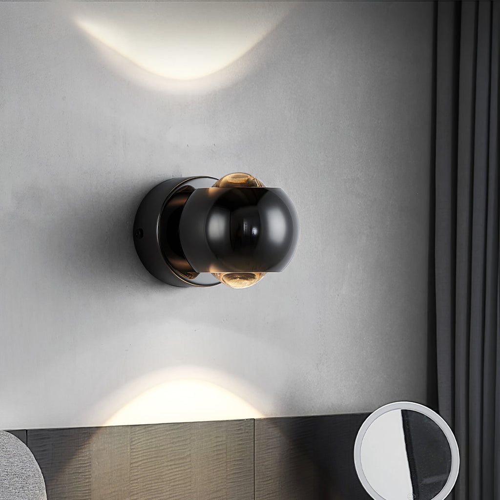 Zenith Brass Orb Sconce | Ormexis
