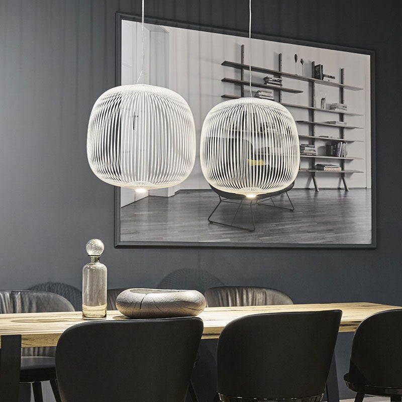 Lyra Spokes hengelampe, taklampe, 52 cm diameter, 200 cm høyde