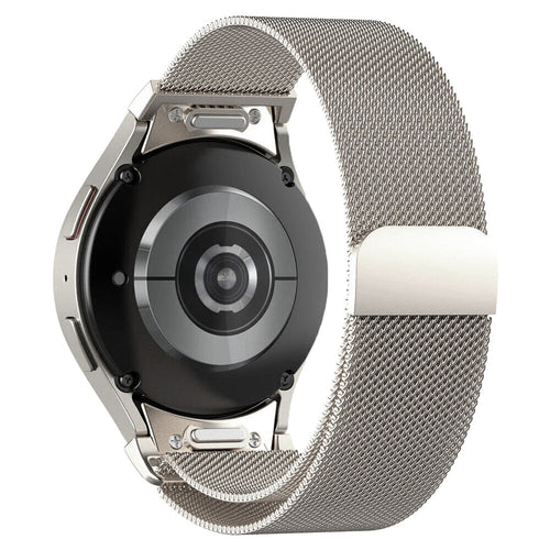 Champagne Milanese Strap For Samsung Galaxy Watch 6 40mm One Push