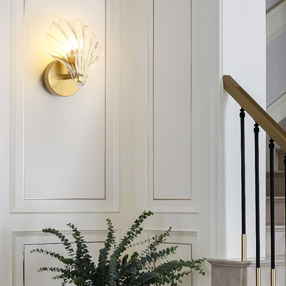 Art Nouveau Shell Wall Sconce | Ormexis
