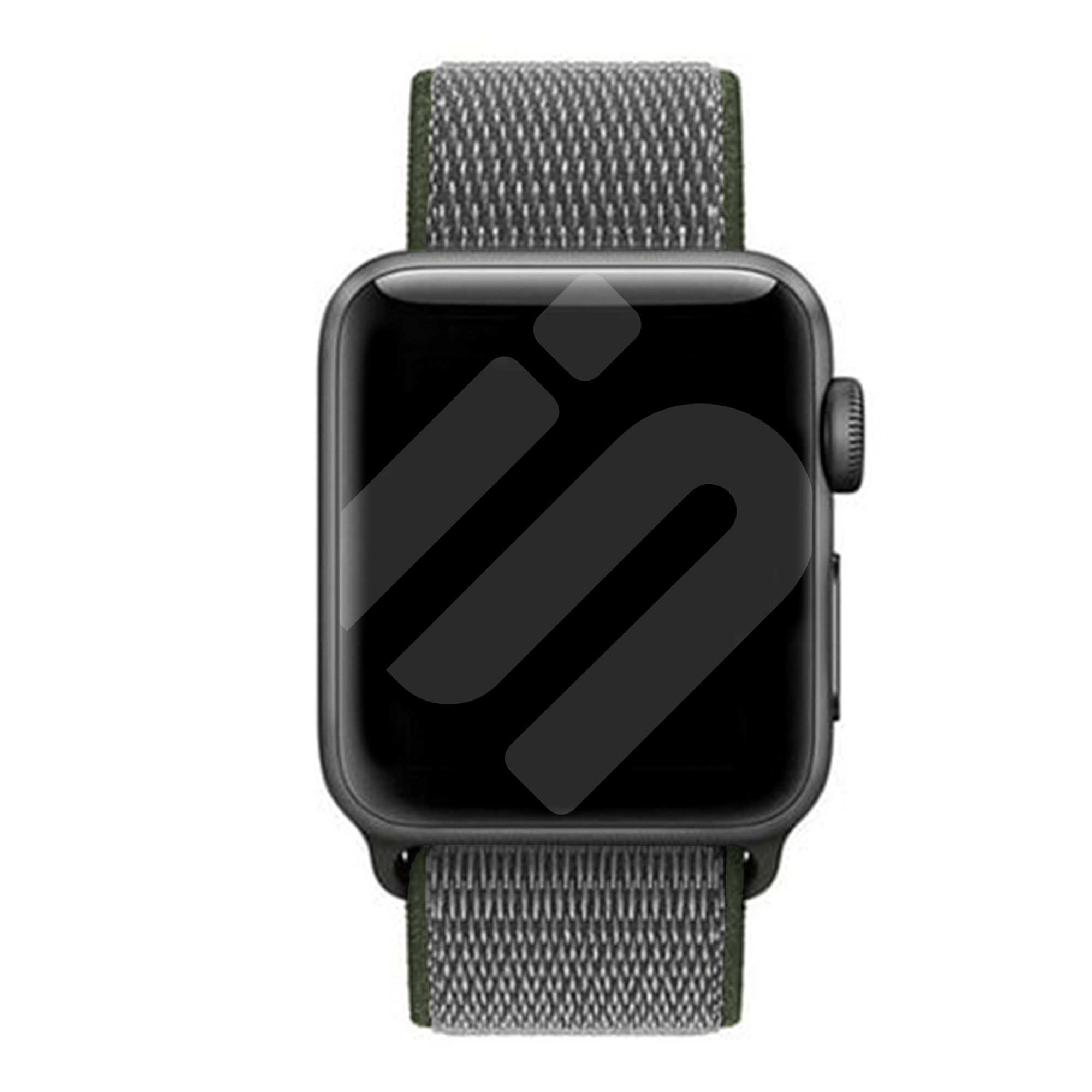 Apple Watch対応 グリーンナイロンストラップ