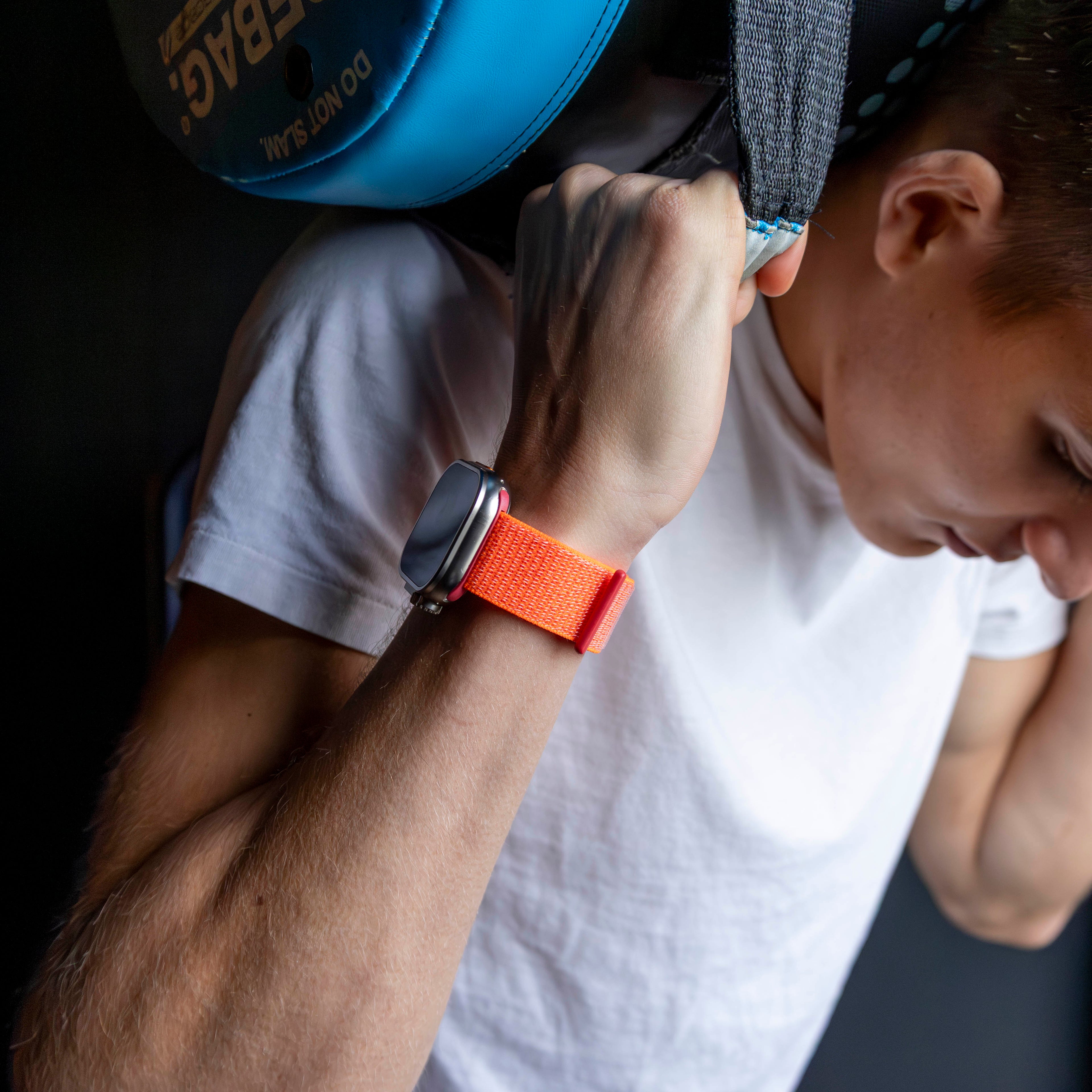 Apple Watch Orange Nylon Strap Accessory For Watch