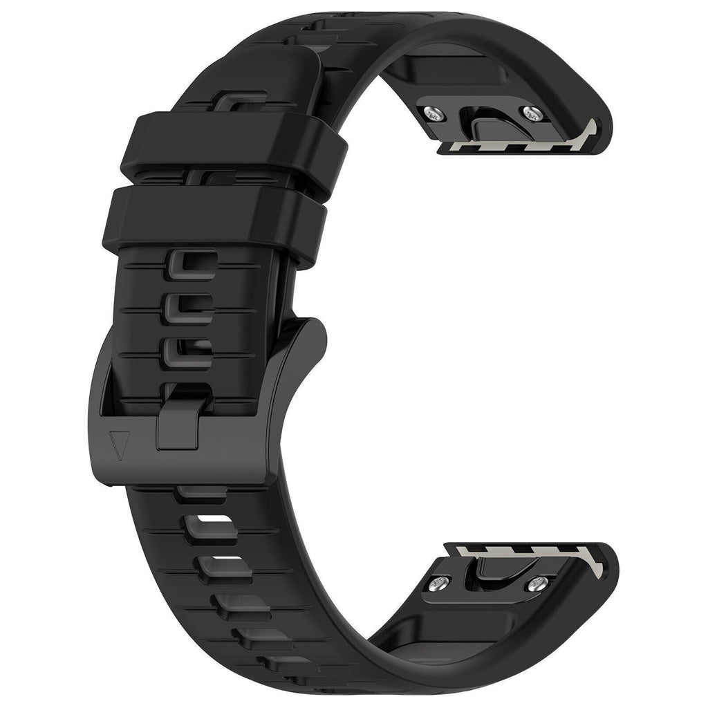 Sportovní řemínek Garmin Fenix 5/6 s přezkou černý a šedý