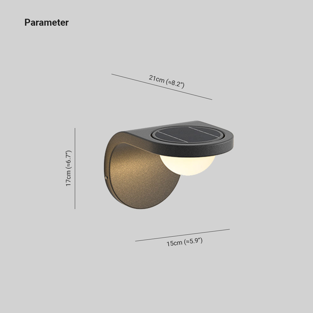 Candeeiro de parede geométrico orbital | Ormexis