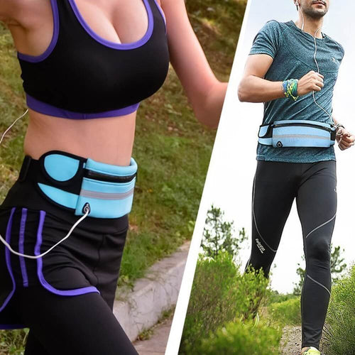 Active Gear Water-Resistant Running Belt With Adjustable Strap And Secure Storage Ormexis