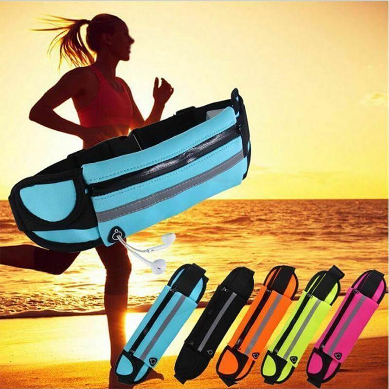Cinto de Corrida Resistente à Água Active Gear com Alça Ajustável e Armazenamento Seguro