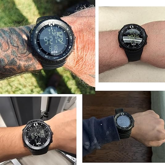 Relógio Digital Outdoor Active Gear com Iluminação LED e Resistente a Choques