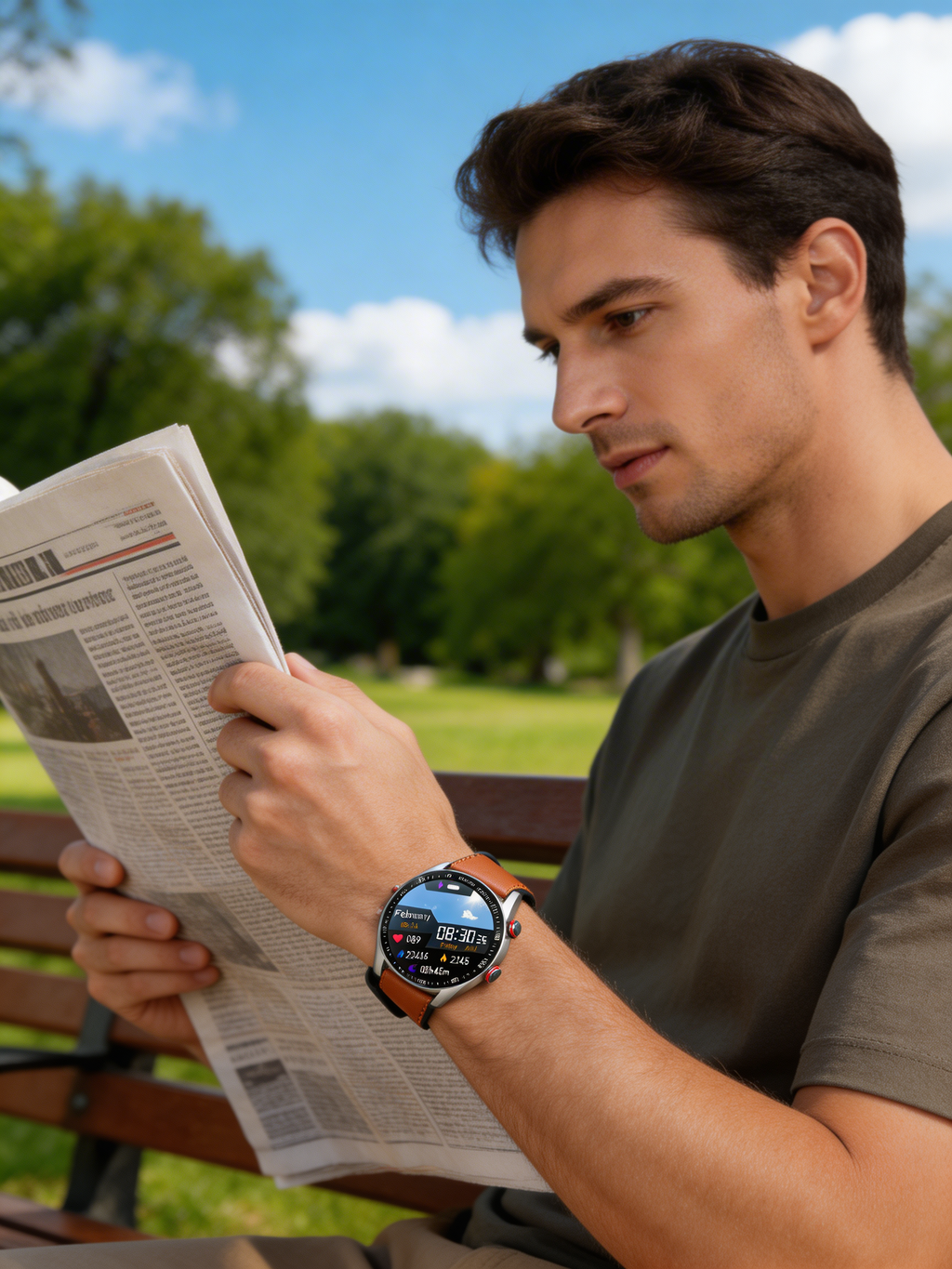 Active Life Wellness Smartwatch With Health Monitoring And Bluetooth Calling