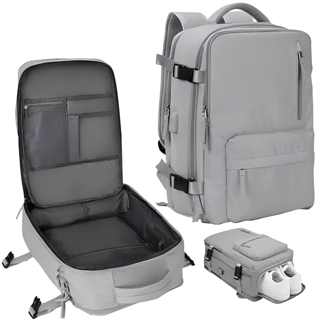 Mochila impermeável leve Active Traveler com porta USB para conforto durante todo o dia