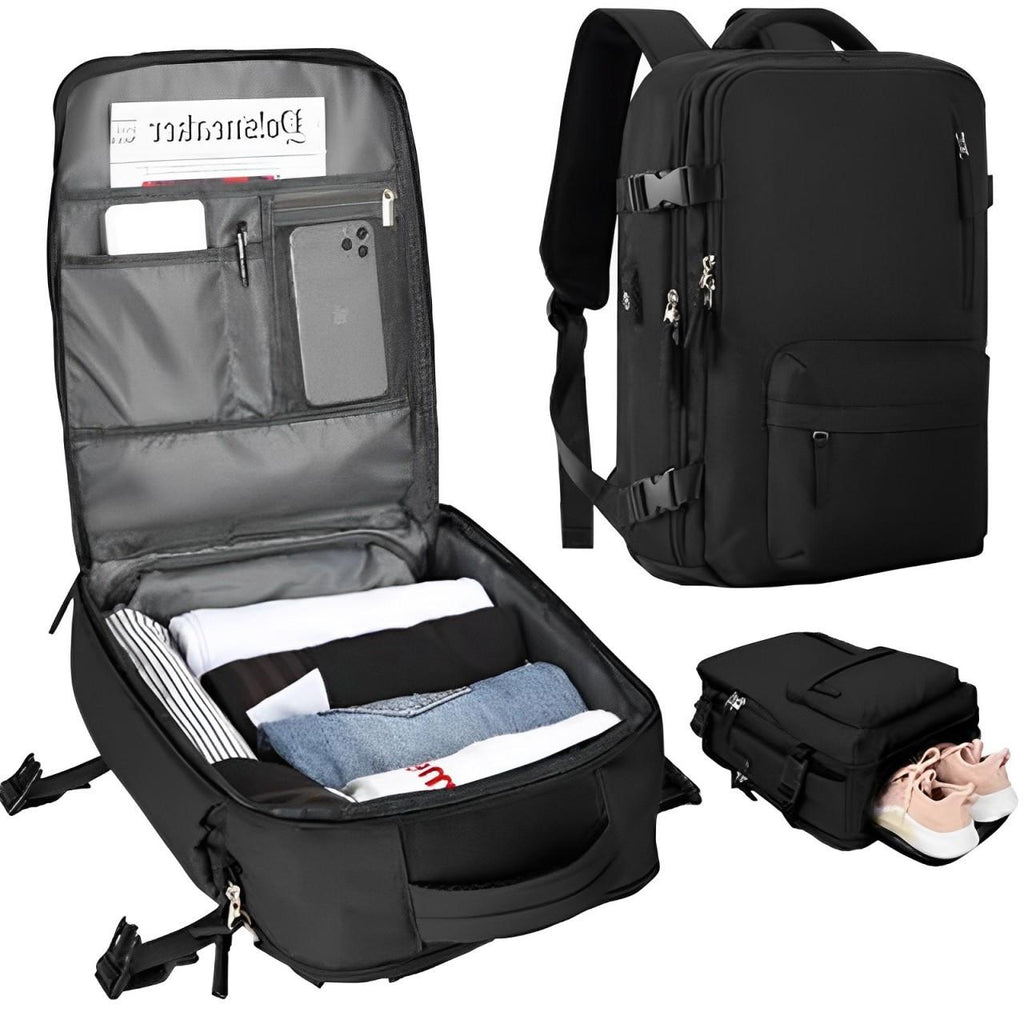 Mochila impermeável leve Active Traveler com porta USB para conforto durante todo o dia