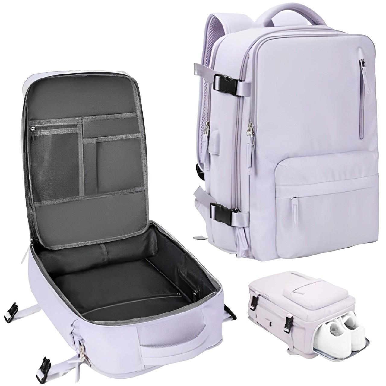 Mochila impermeável leve Active Traveler com porta USB para conforto durante todo o dia