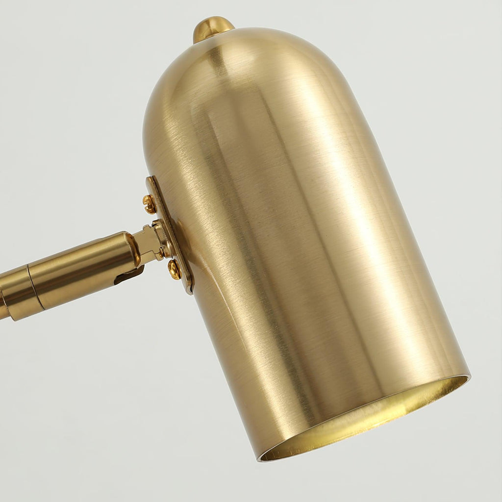 Lámpara de pared metálica enchufable con brazo articulado | Ormexis