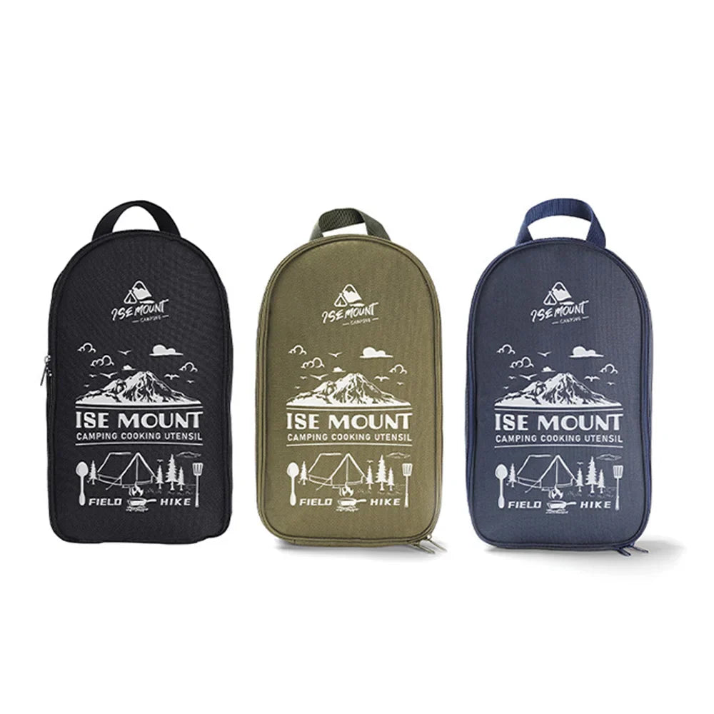 Sada kempingového nádobí AdventureKit 9 dílů s úložným vakem, nerezová ocel - Ormexis