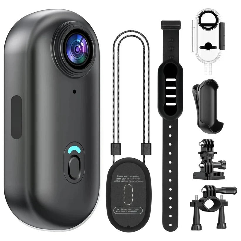 Cameră de aventură 4K rezistentă la apă, portabilă, cu stocare de 128GB - Ormexis