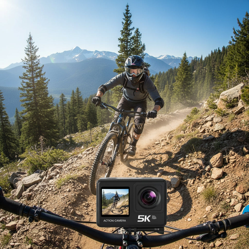 Adventure Capture 5K Action Camera Waterproof With Night Vision And Mount Kit - Ormexis
