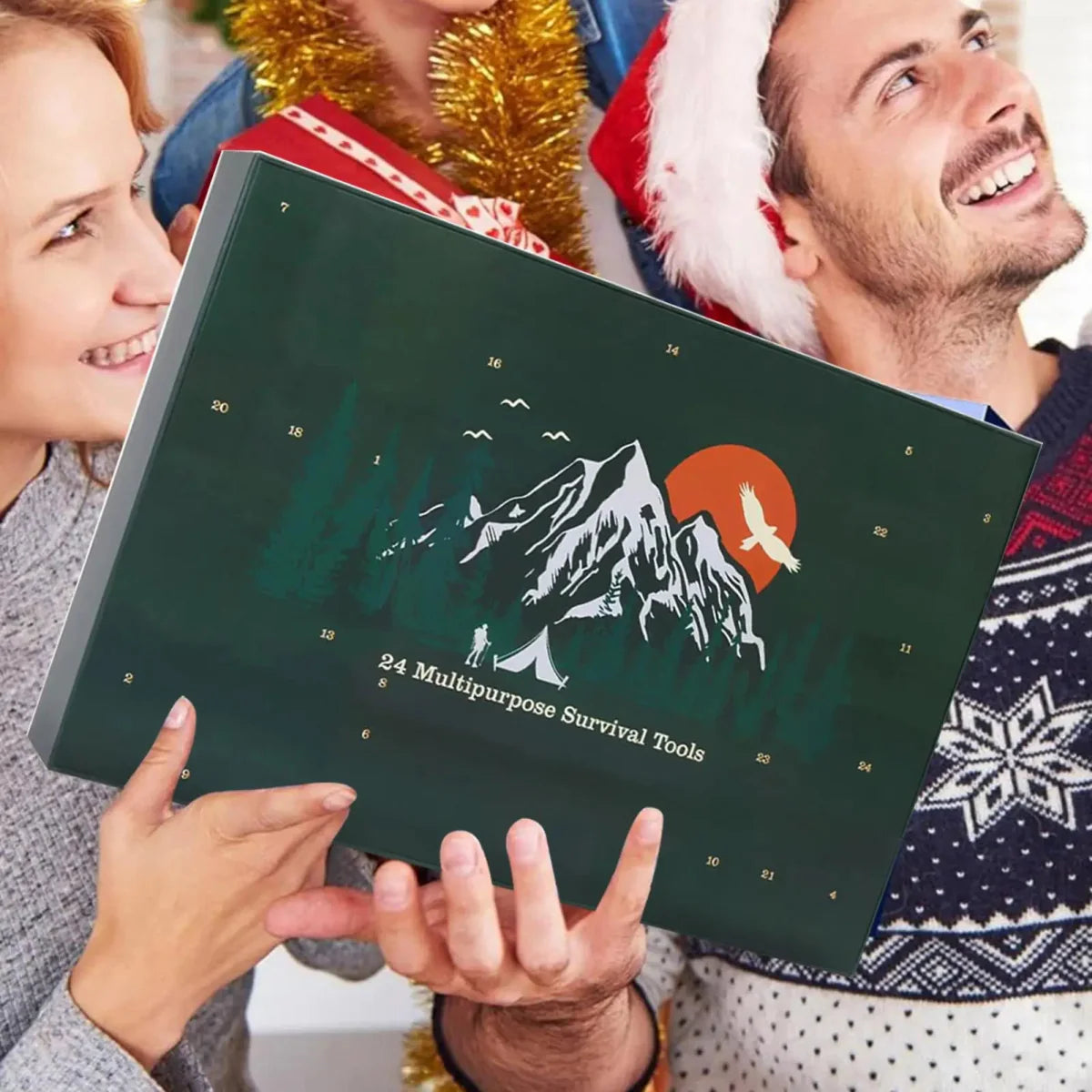 Adventure Essentials 24 Tool Advent Calendar For Outdoor Enthusiasts - Ormexis