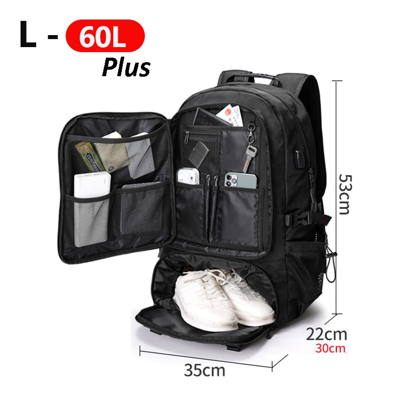 Adventure Gear Travel Backpack With Large Capacity And Water Resistant Build - Ormexis