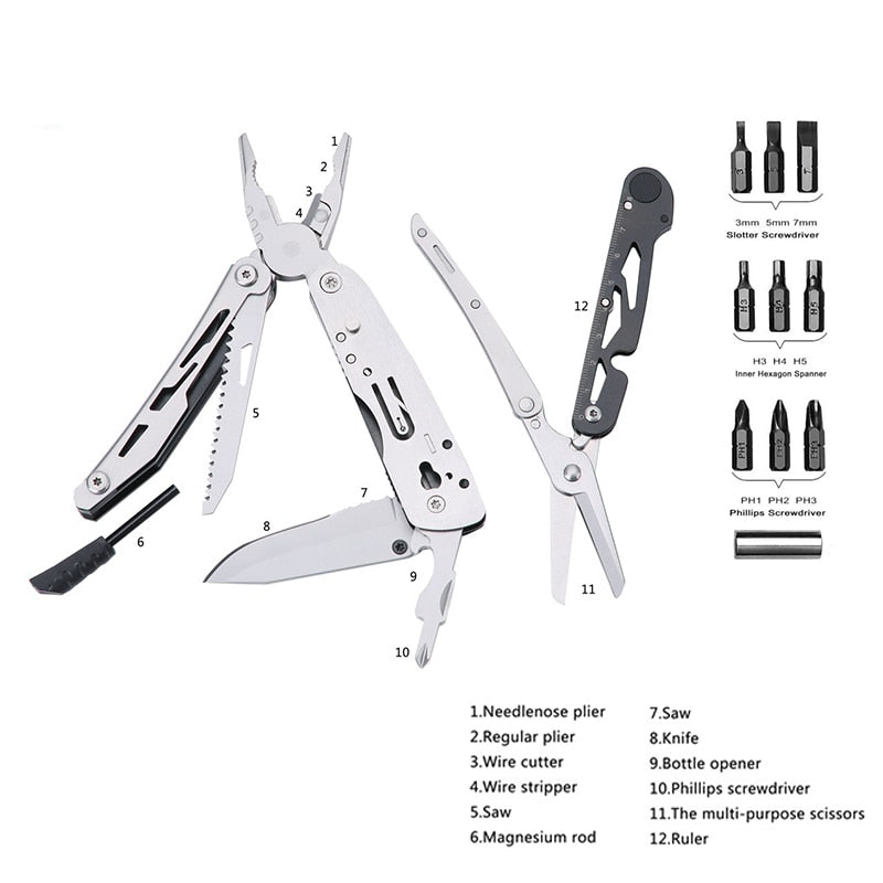 Adventure Ready Compact Emergency Tool With Pliers For Outdoors - Ormexis