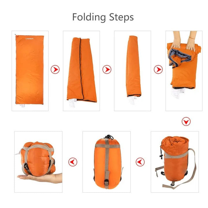 Adventure Ready Sleeping Bag For Camping With Water-Repellent Coating - Ormexis