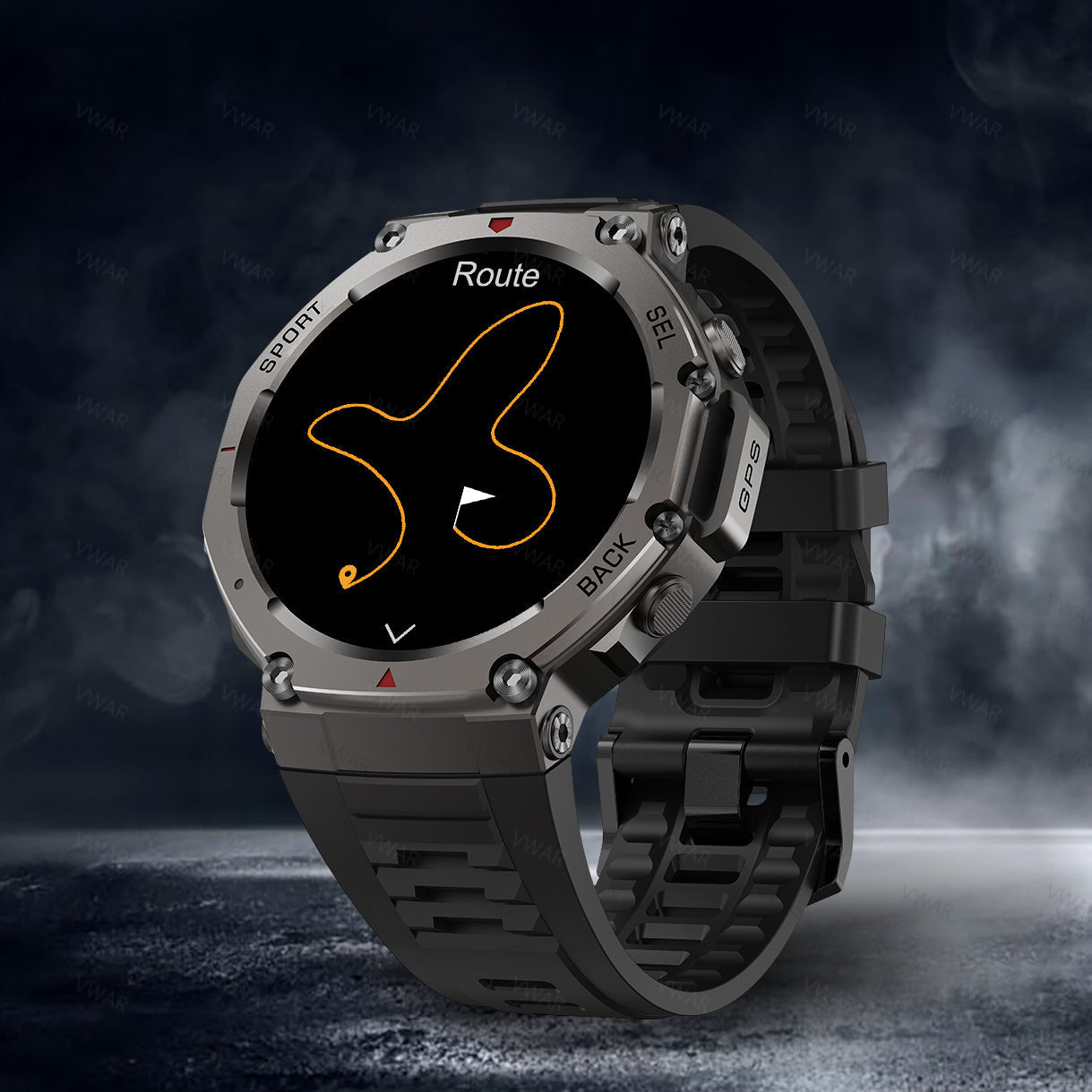 Adventure Ready Outdoor GPS Watch With 5 ATM Water Resistance - Ormexis