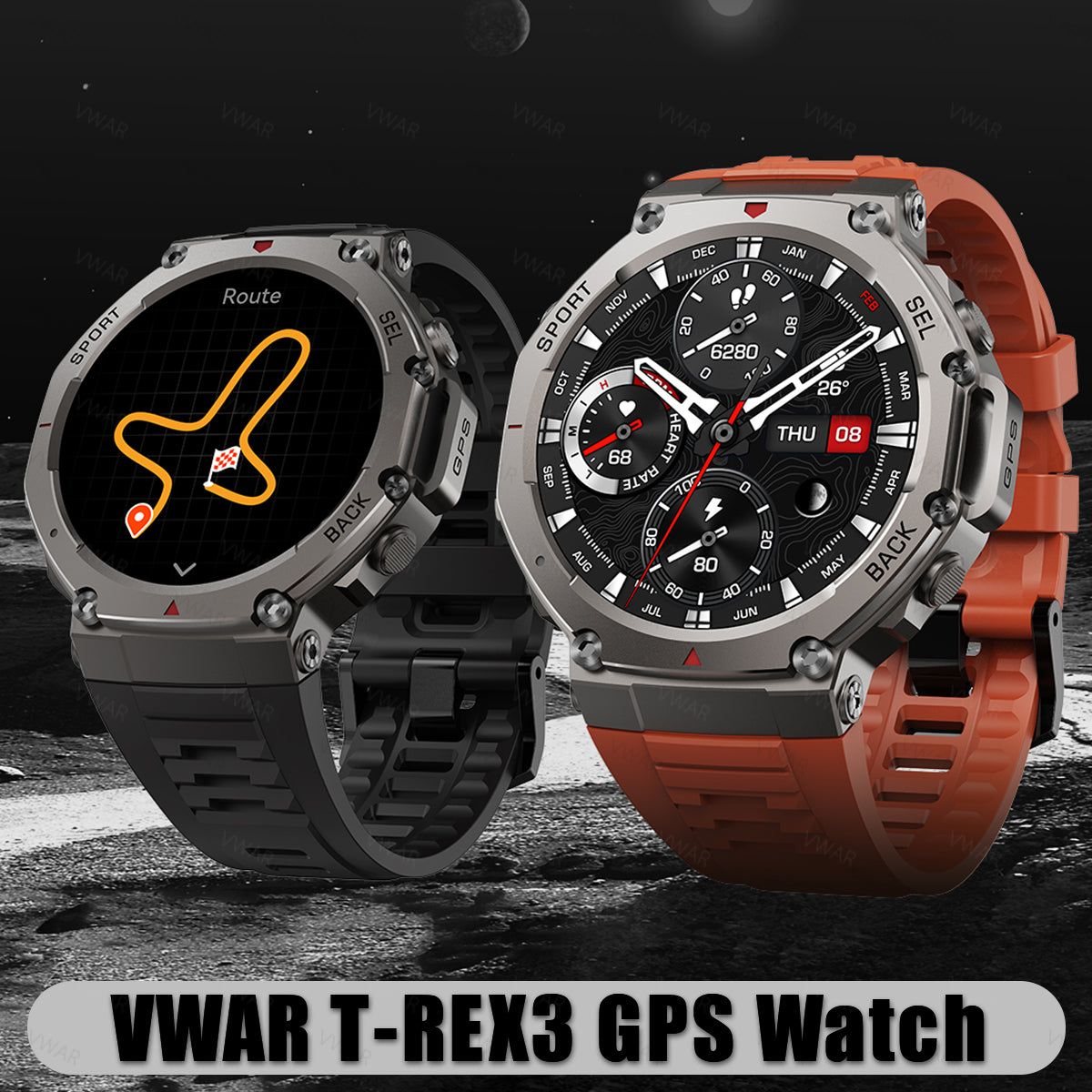Adventure Ready Outdoor GPS Watch With 5 ATM Water Resistance - Ormexis