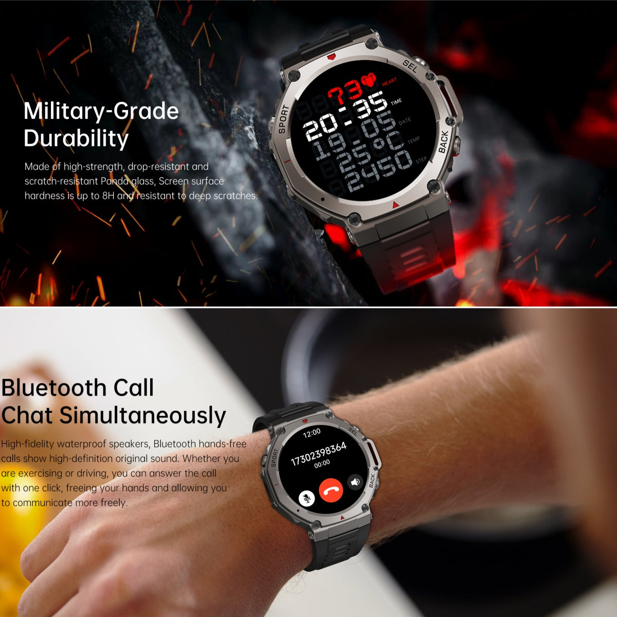 Adventure Ready Outdoor GPS Watch With 5 ATM Water Resistance - Ormexis