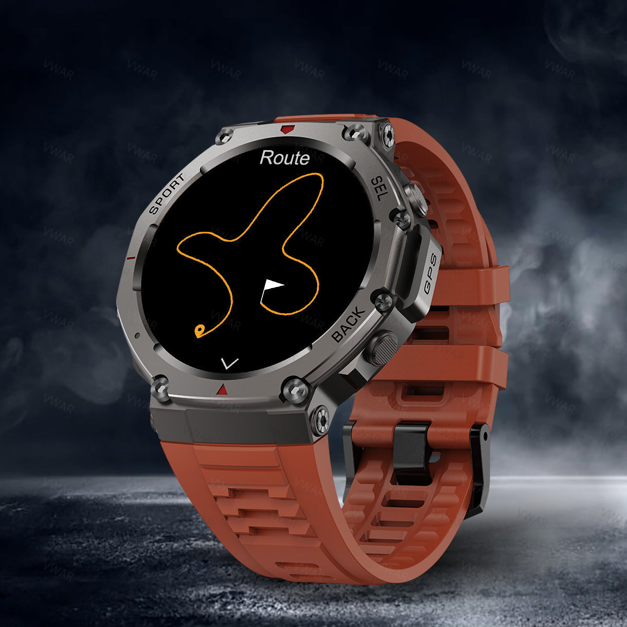 Adventure Ready Outdoor GPS Watch With 5 ATM Water Resistance - Ormexis